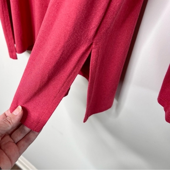 Soft Surroundings Womens Miramar Long Sleeve Tunic Top Size XS Crimson Berry - Picture 5 of 9